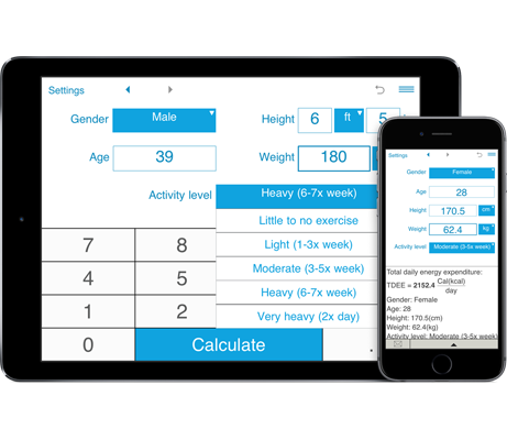 TDEE + BMR + BMI Calculator