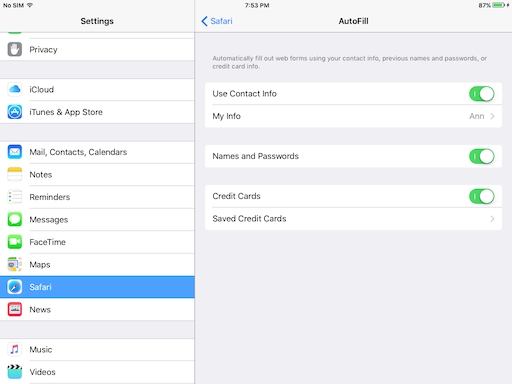 How To Autofill Forms On Iphone And Ipad