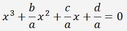 Cubic equation