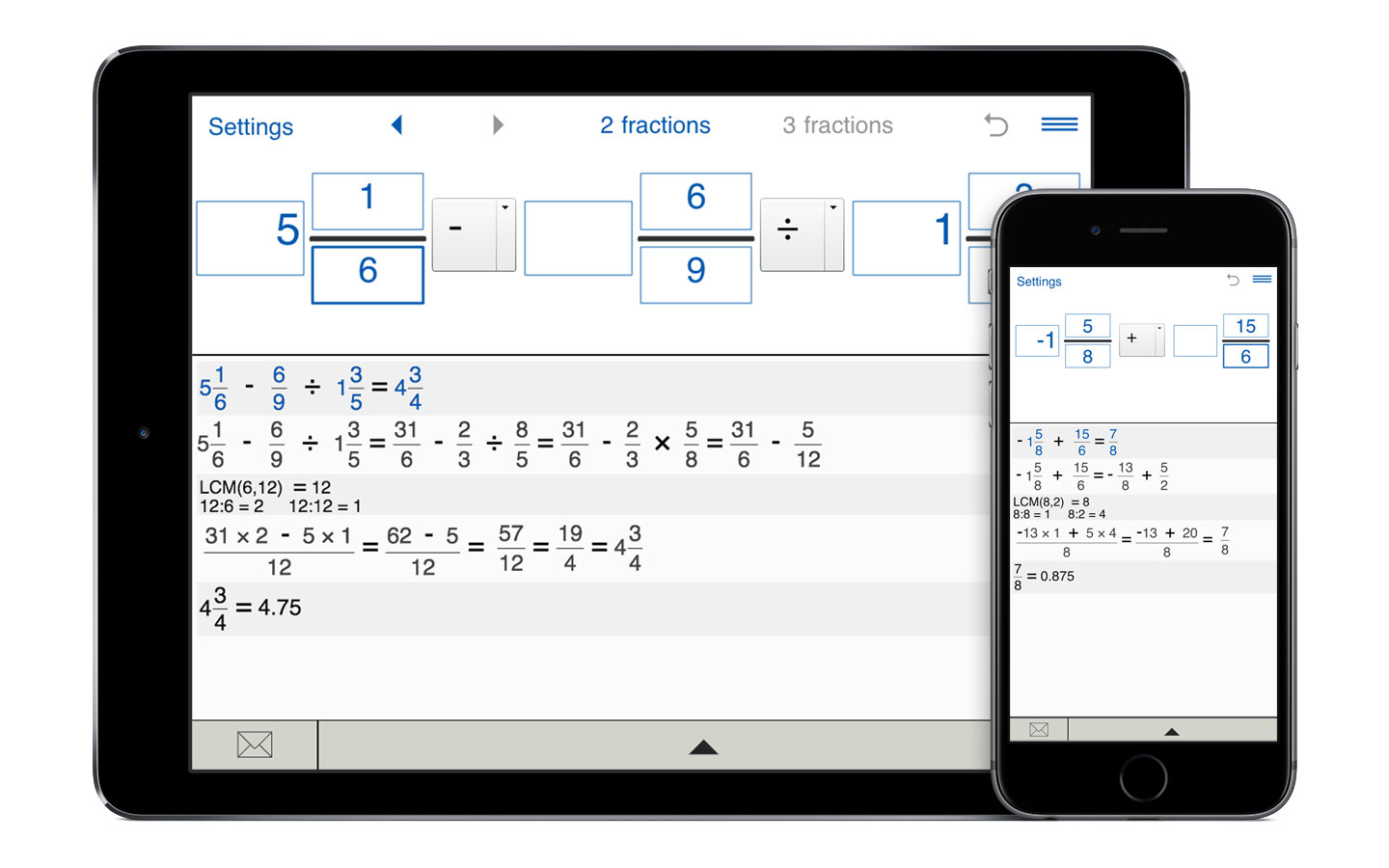 Fraction Calculator With Steps